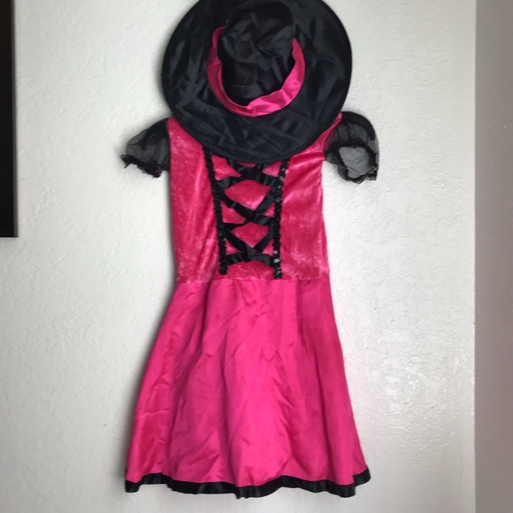 Girl Pink  costume witch size large - Picture 2 of 8